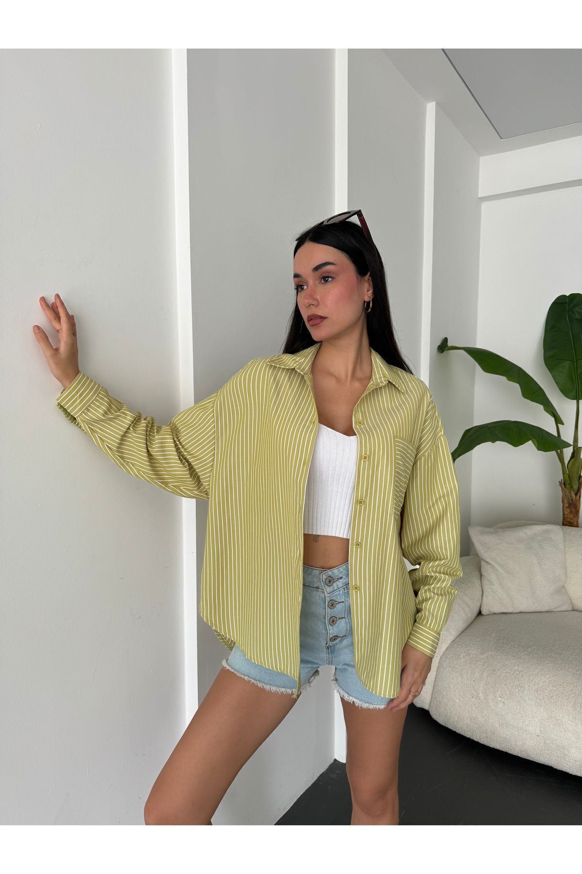 Striped Oversized Shirt