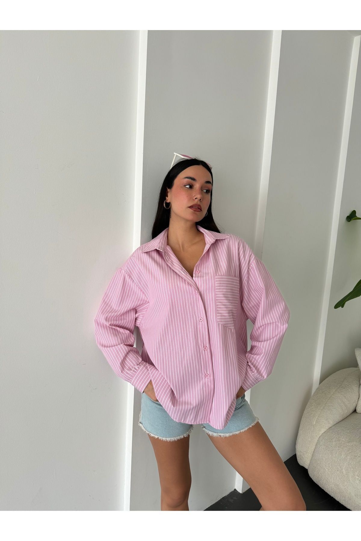 Striped Oversized Shirt