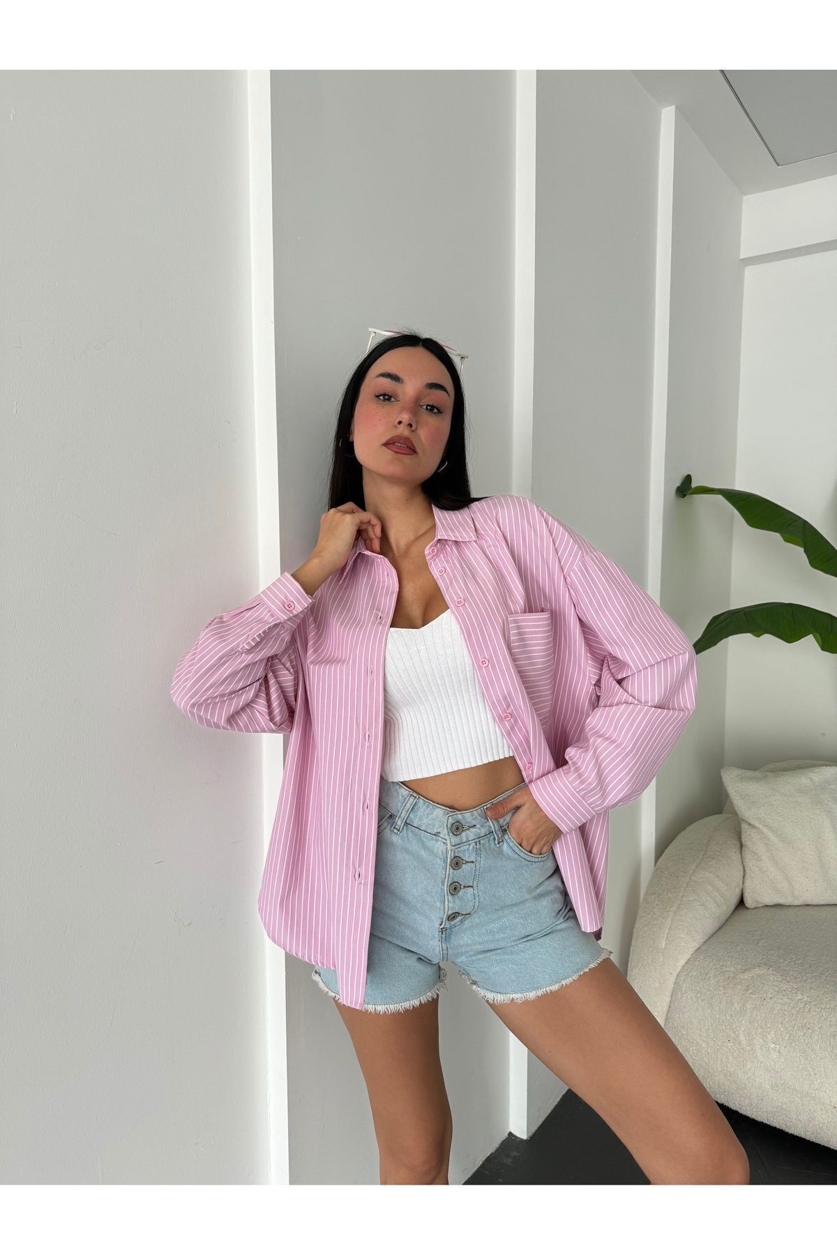 Striped Oversized Shirt