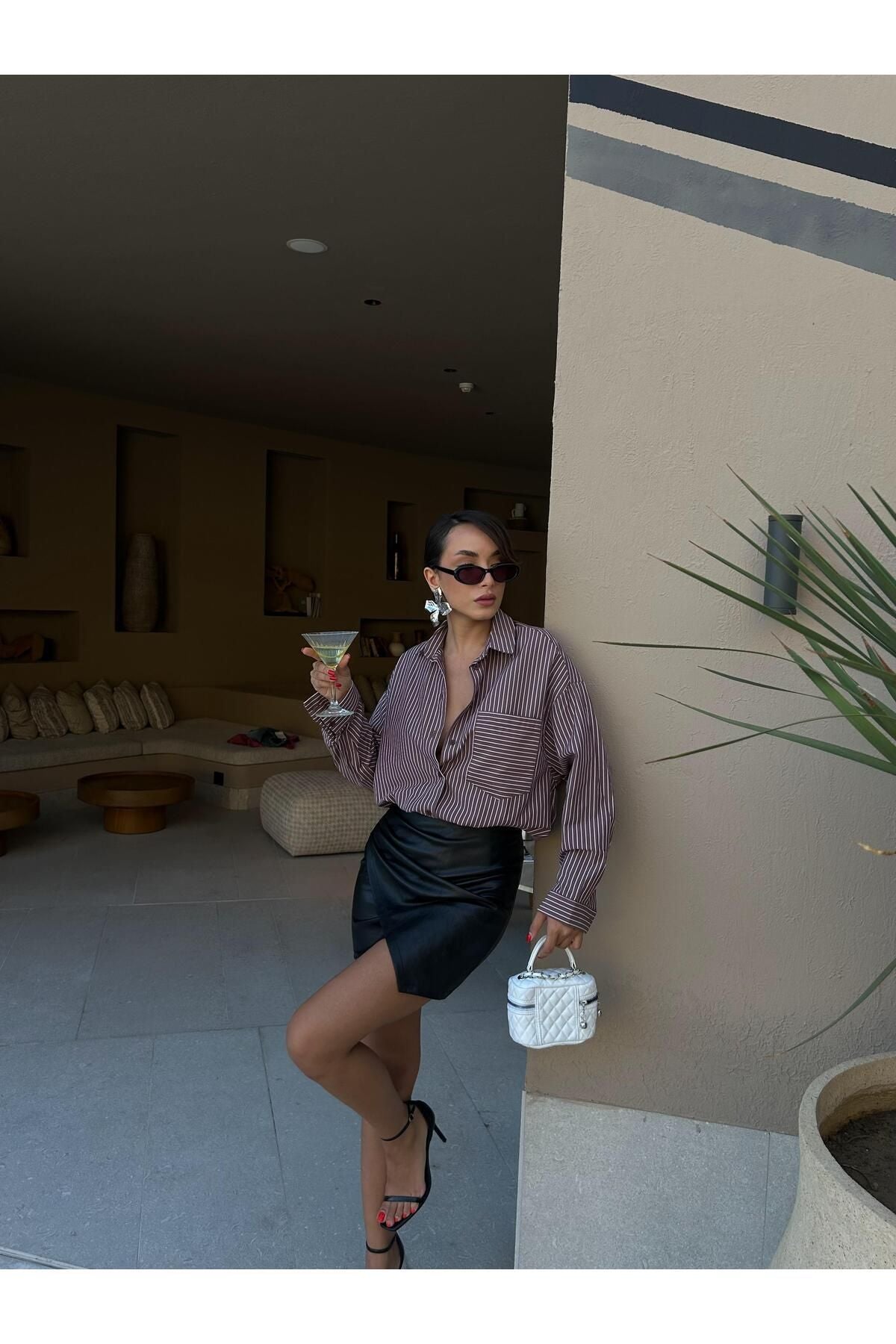 Striped Oversized Shirt