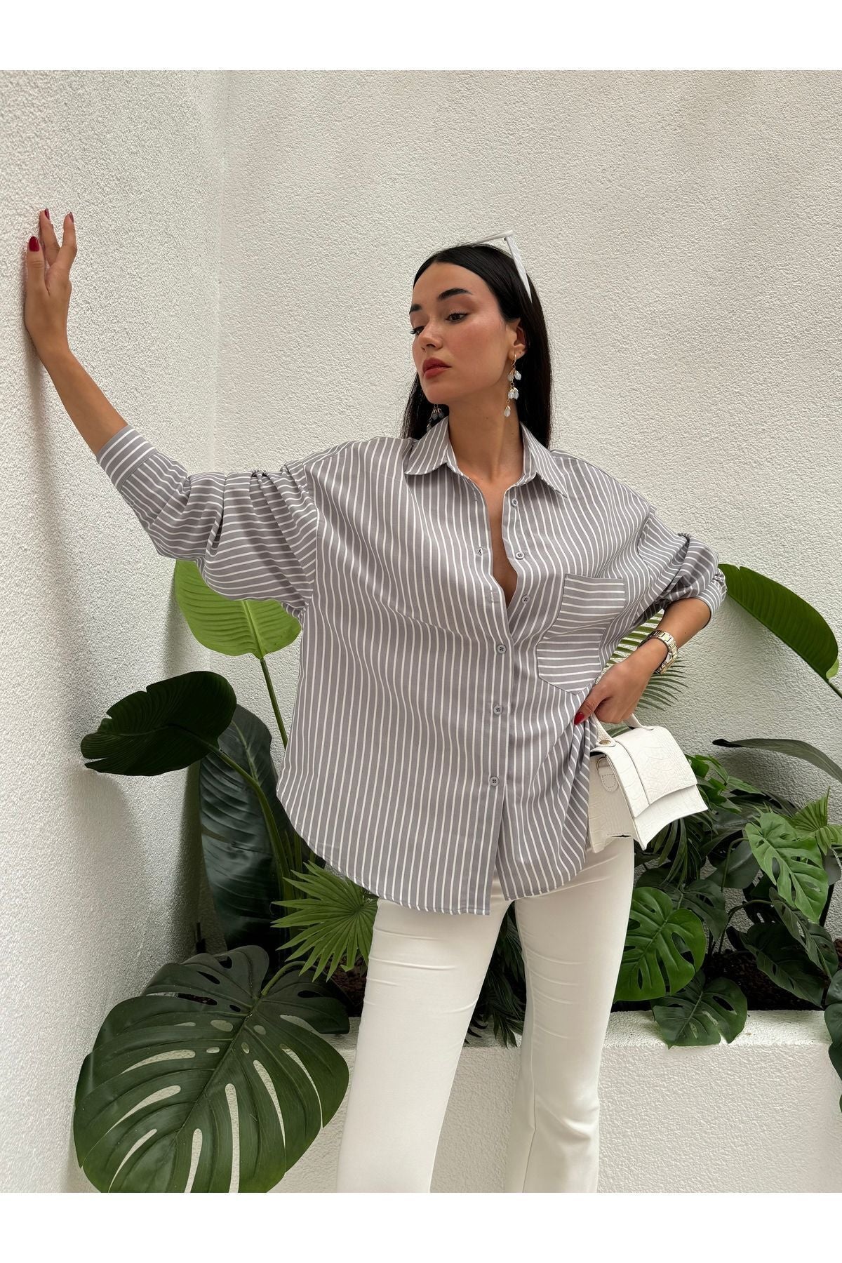 Striped Oversized Shirt