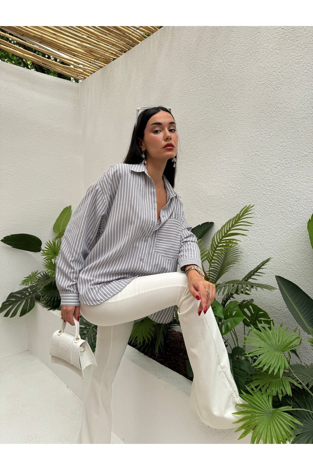 Striped Oversized Shirt