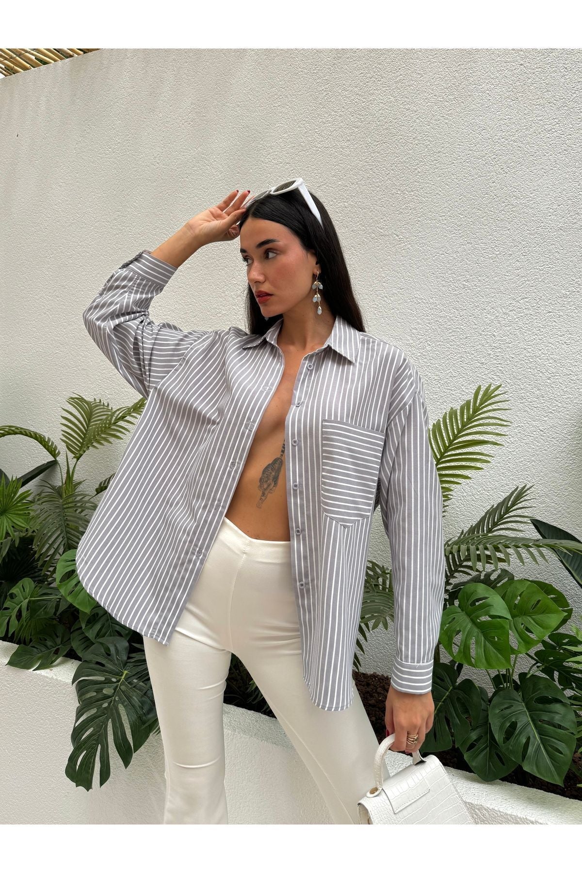 Striped Oversized Shirt