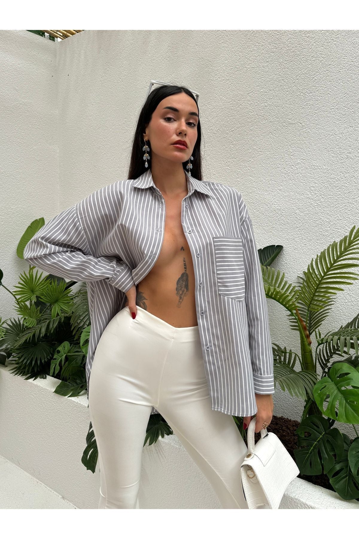 Striped Oversized Shirt