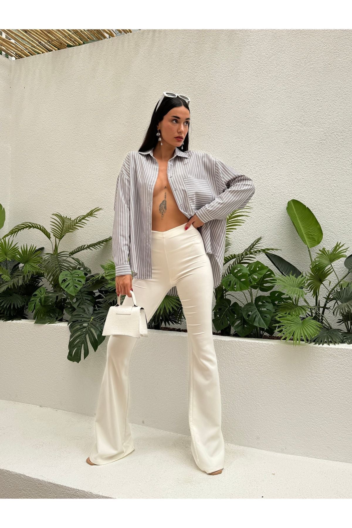 Striped Oversized Shirt