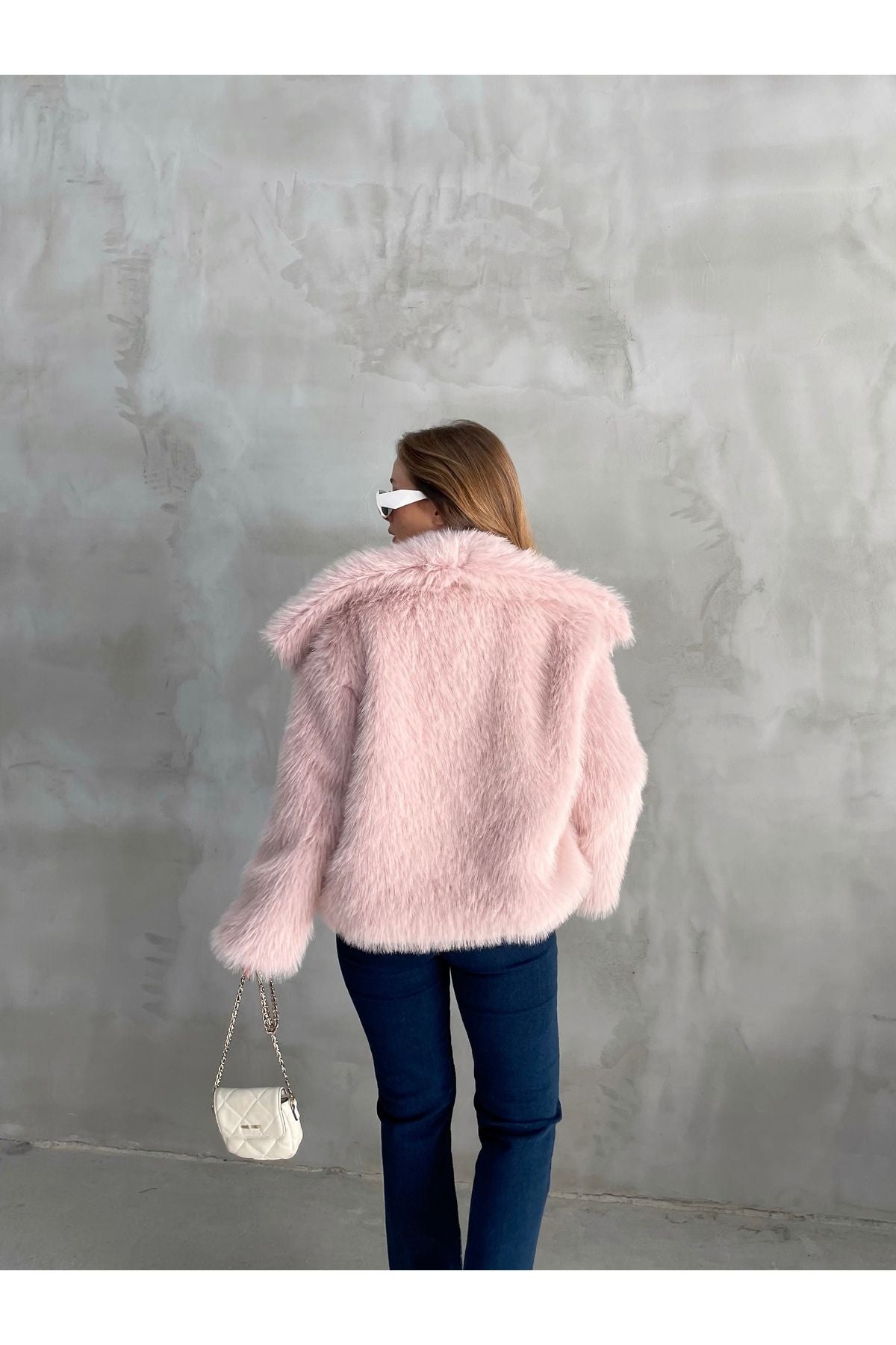 Stylish Faux Fur Winter Coat coat LunarityGarage