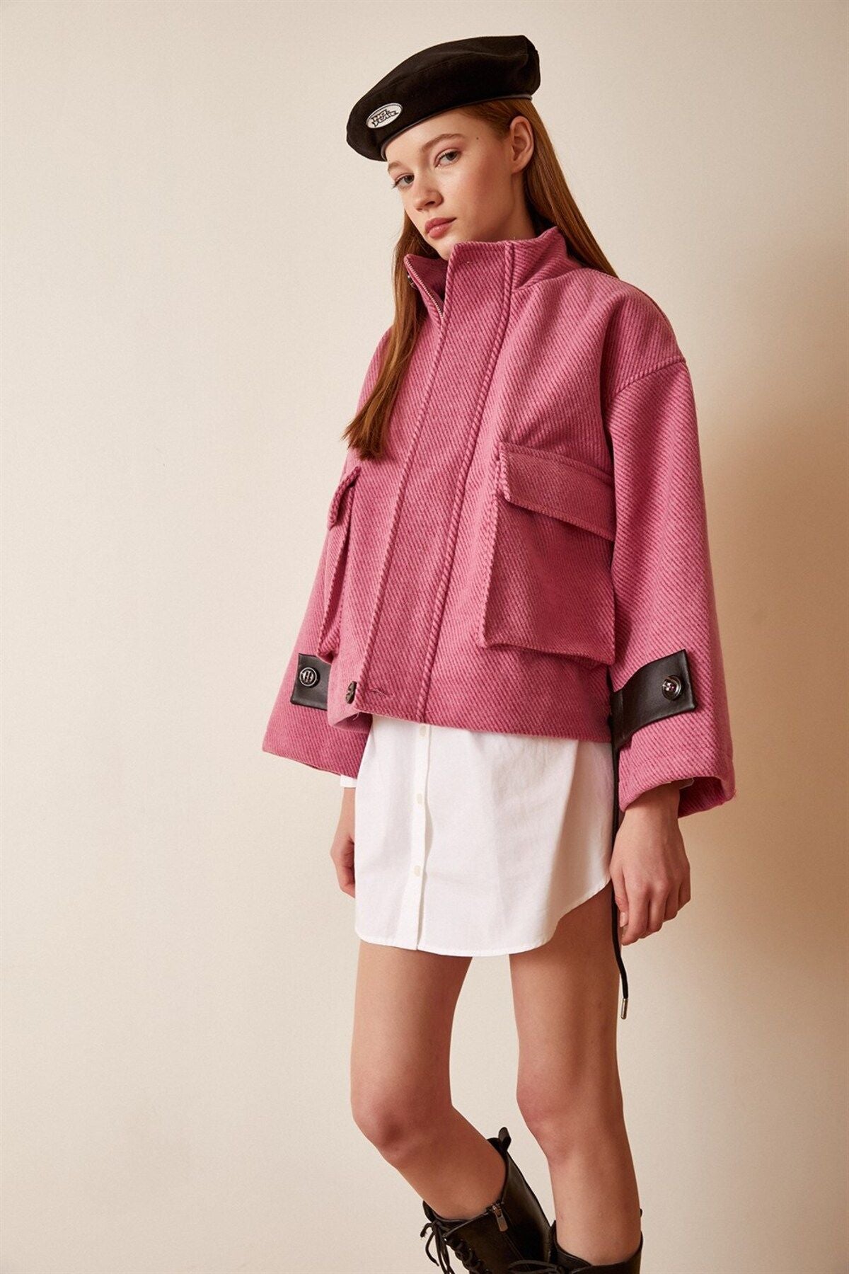 Women's Lace-up Crop Jacket jacket LunarityGarage