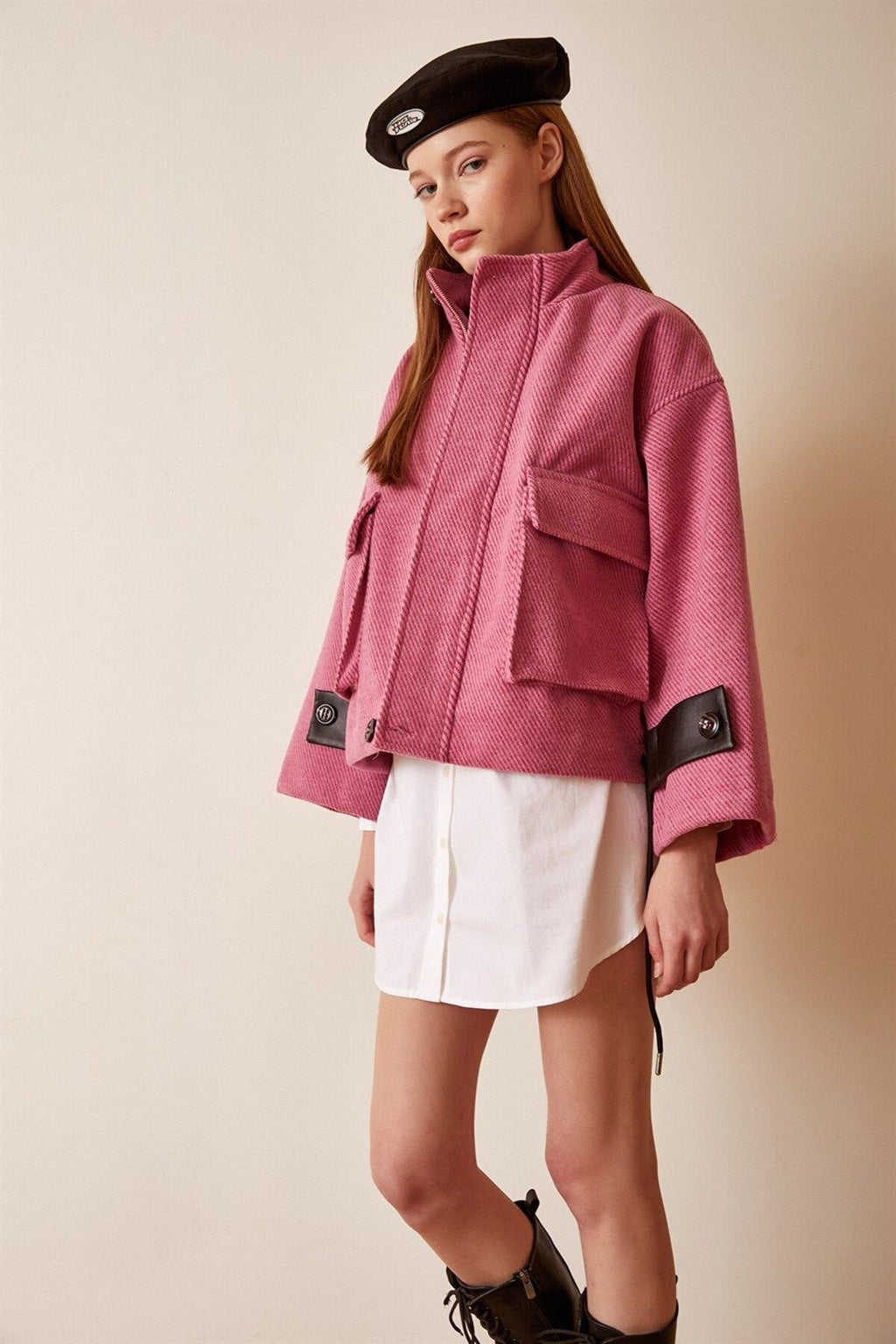 Women's Lace-up Crop Jacket jacket LunarityGarage