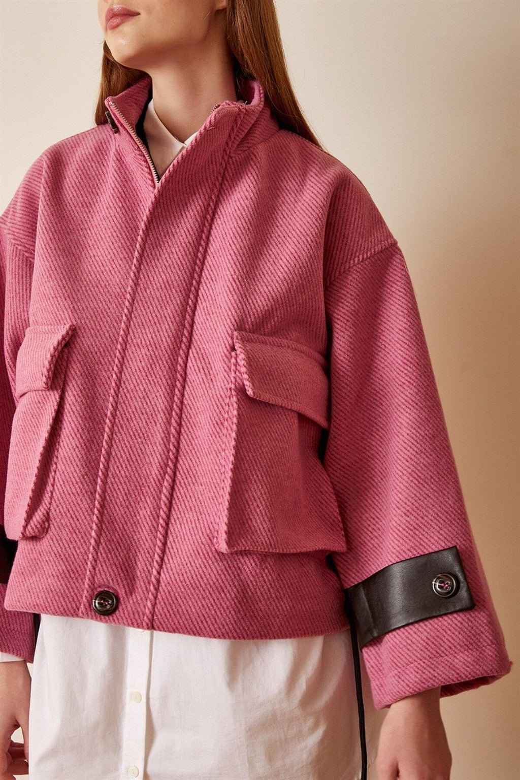 Women's Lace-up Crop Jacket jacket LunarityGarage