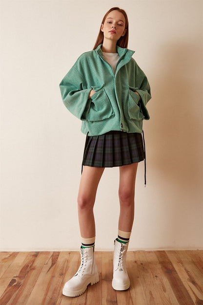 Women's Lace-up Crop Jacket jacket LunarityGarage