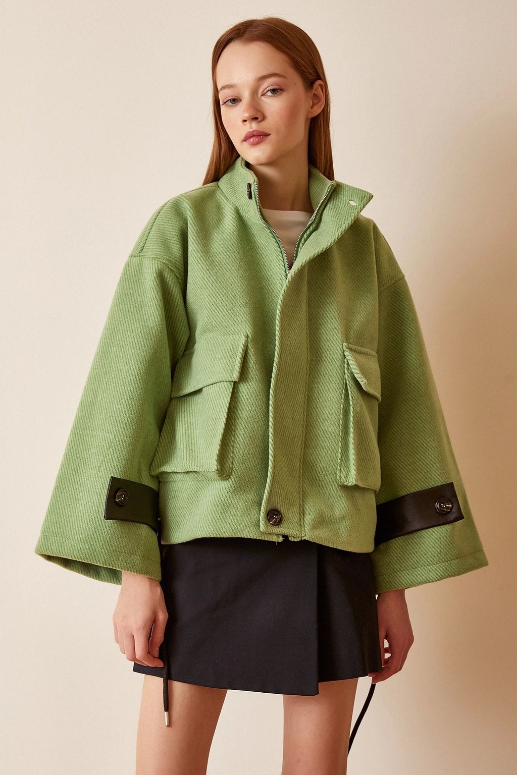 Women's Lace-up Crop Jacket jacket LunarityGarage