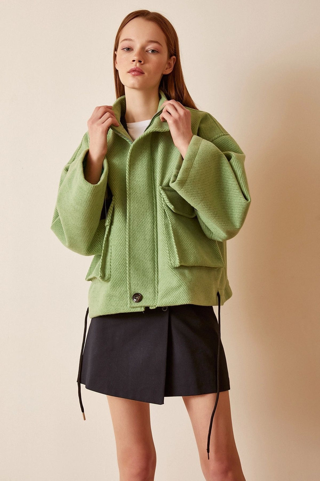 Women's Lace-up Crop Jacket jacket LunarityGarage