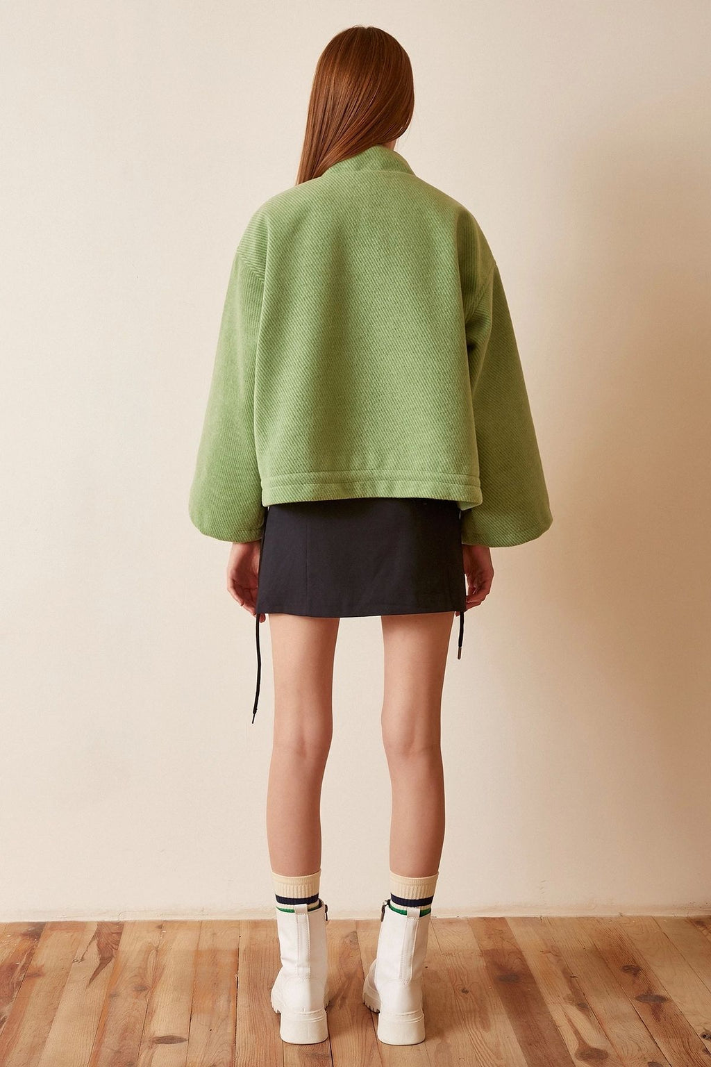 Women's Lace-up Crop Jacket jacket LunarityGarage