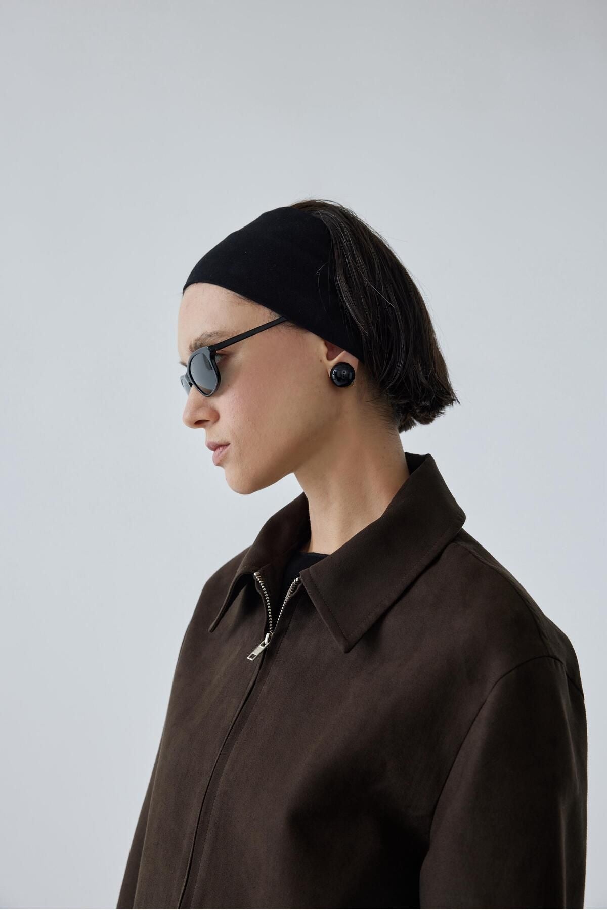 Gabrielle Suede Shirt Collar Jacket jacket LunarityGarage