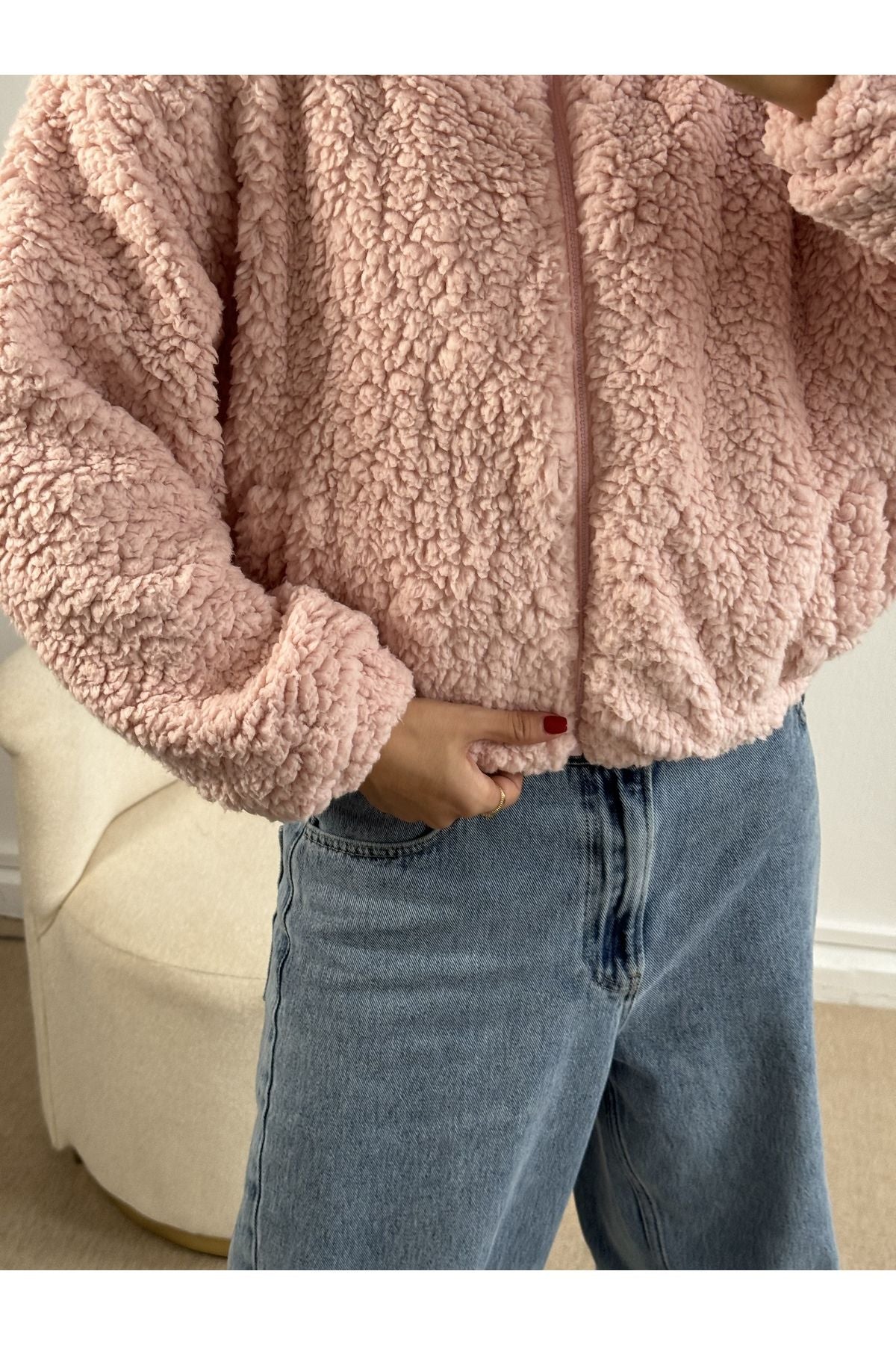 Oversized Plush Coat plush coat LunarityGarage