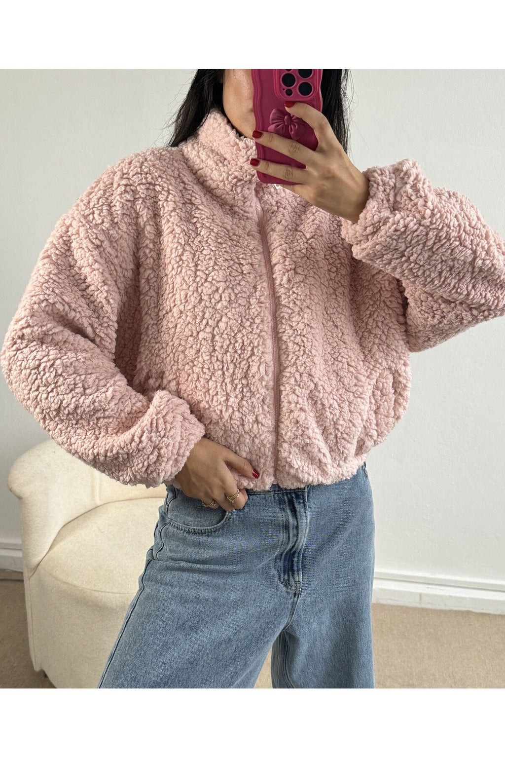 Oversized Plush Coat plush coat LunarityGarage