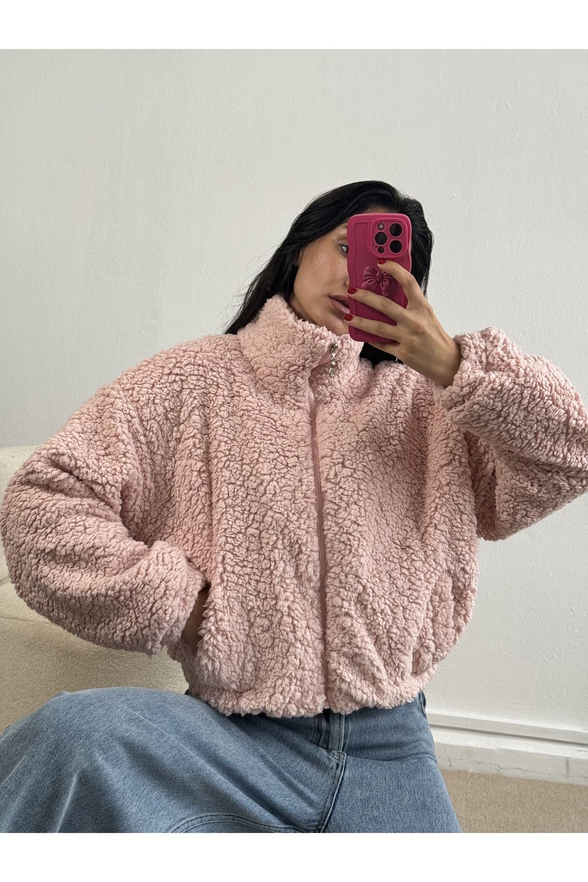 Oversized Plush Coat plush coat LunarityGarage