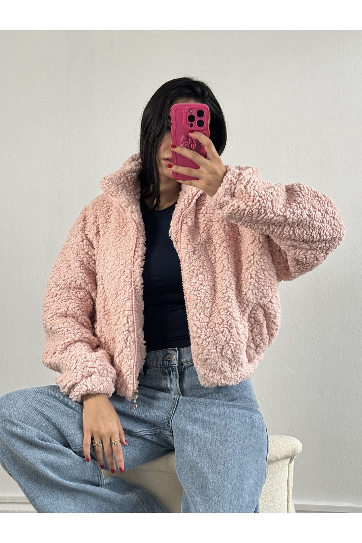 Oversized Plush Coat plush coat LunarityGarage