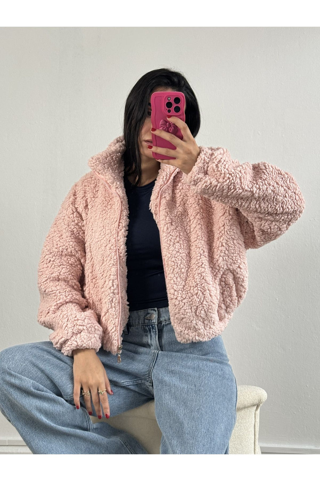 Oversized Plush Coat plush coat LunarityGarage