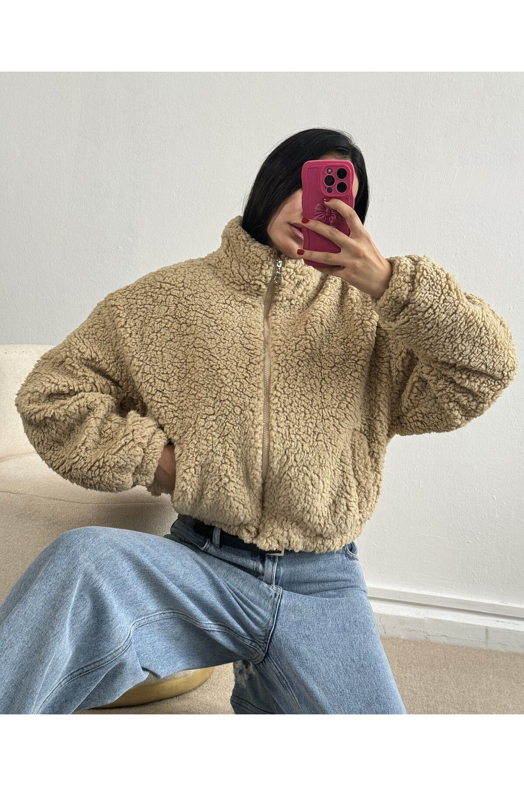 Oversized Plush Coat plush coat LunarityGarage