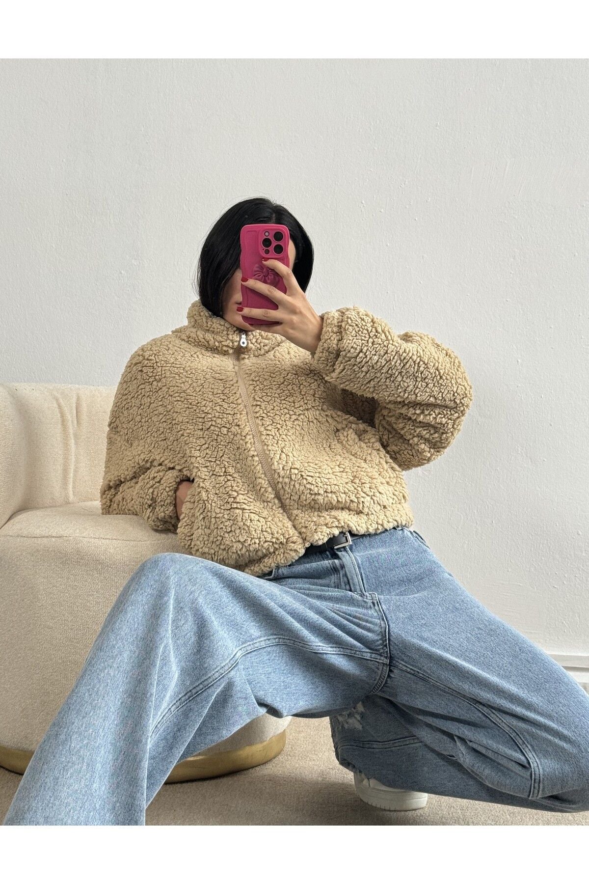 Oversized Plush Coat plush coat LunarityGarage