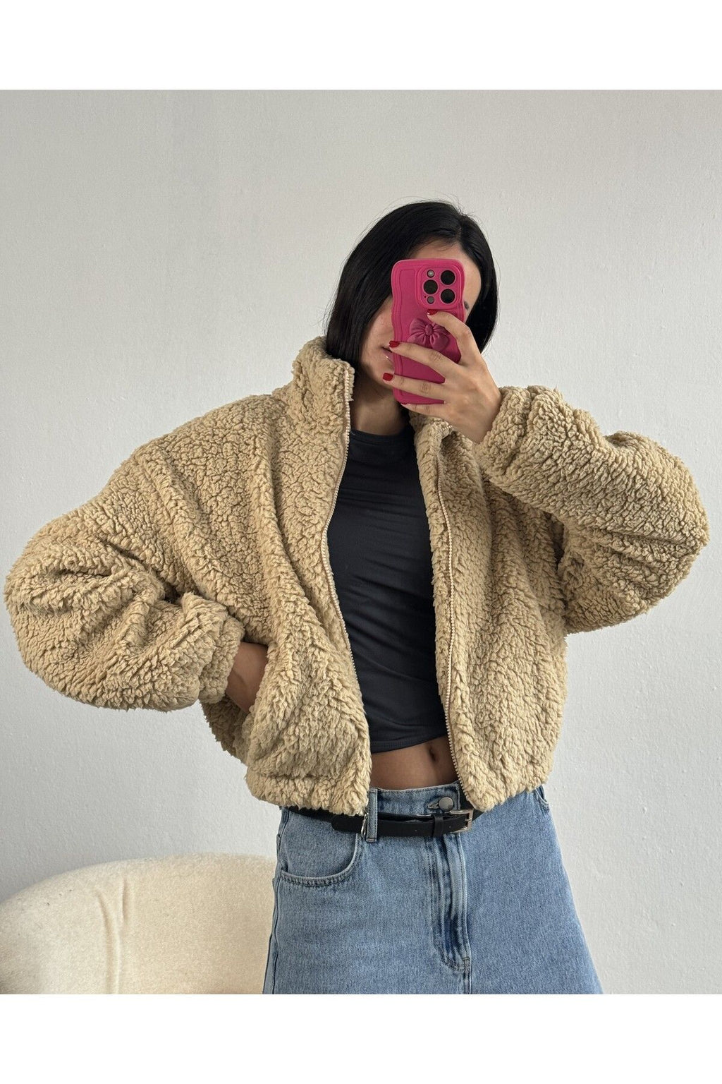 Oversized Plush Coat plush coat LunarityGarage