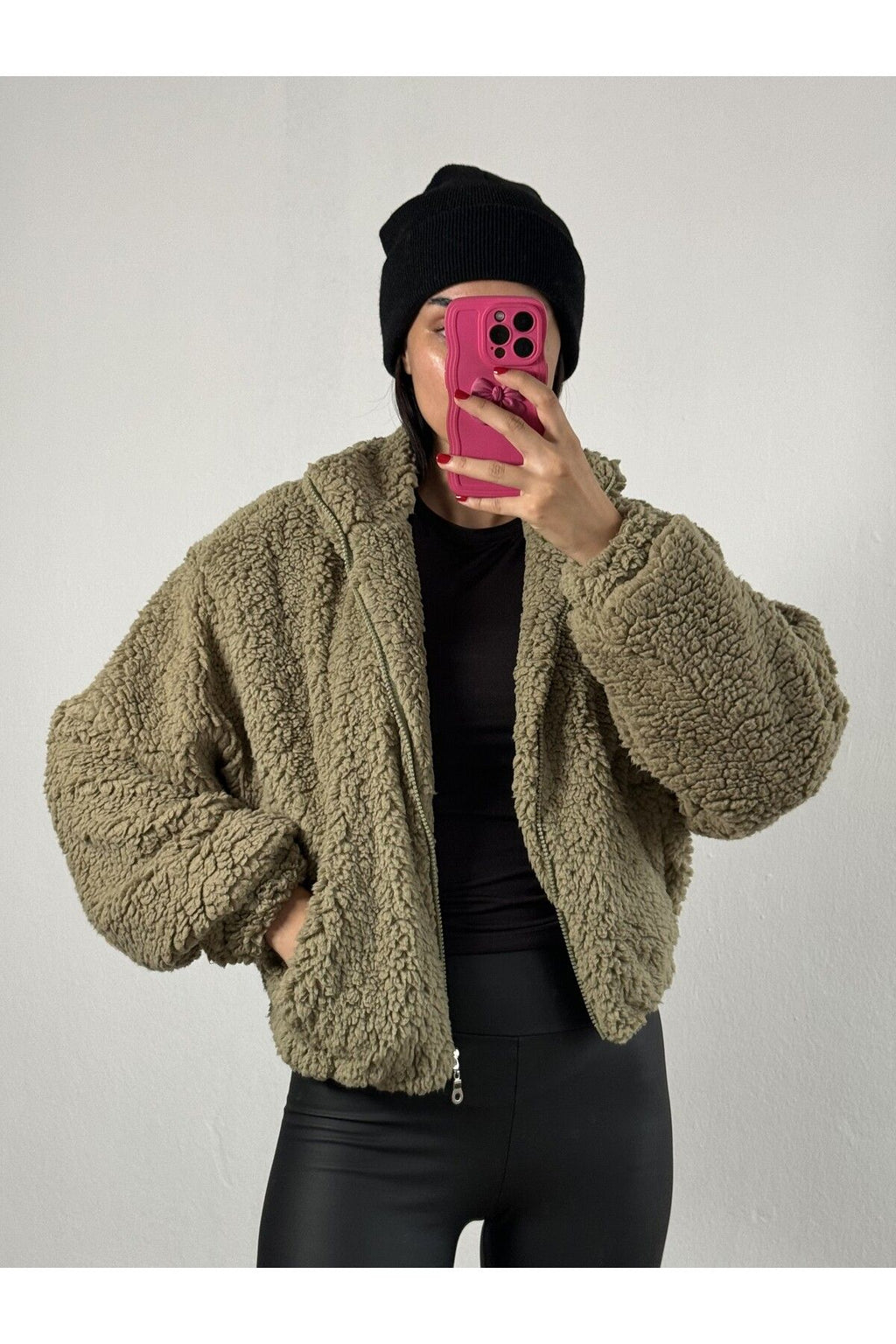 Oversized Plush Coat