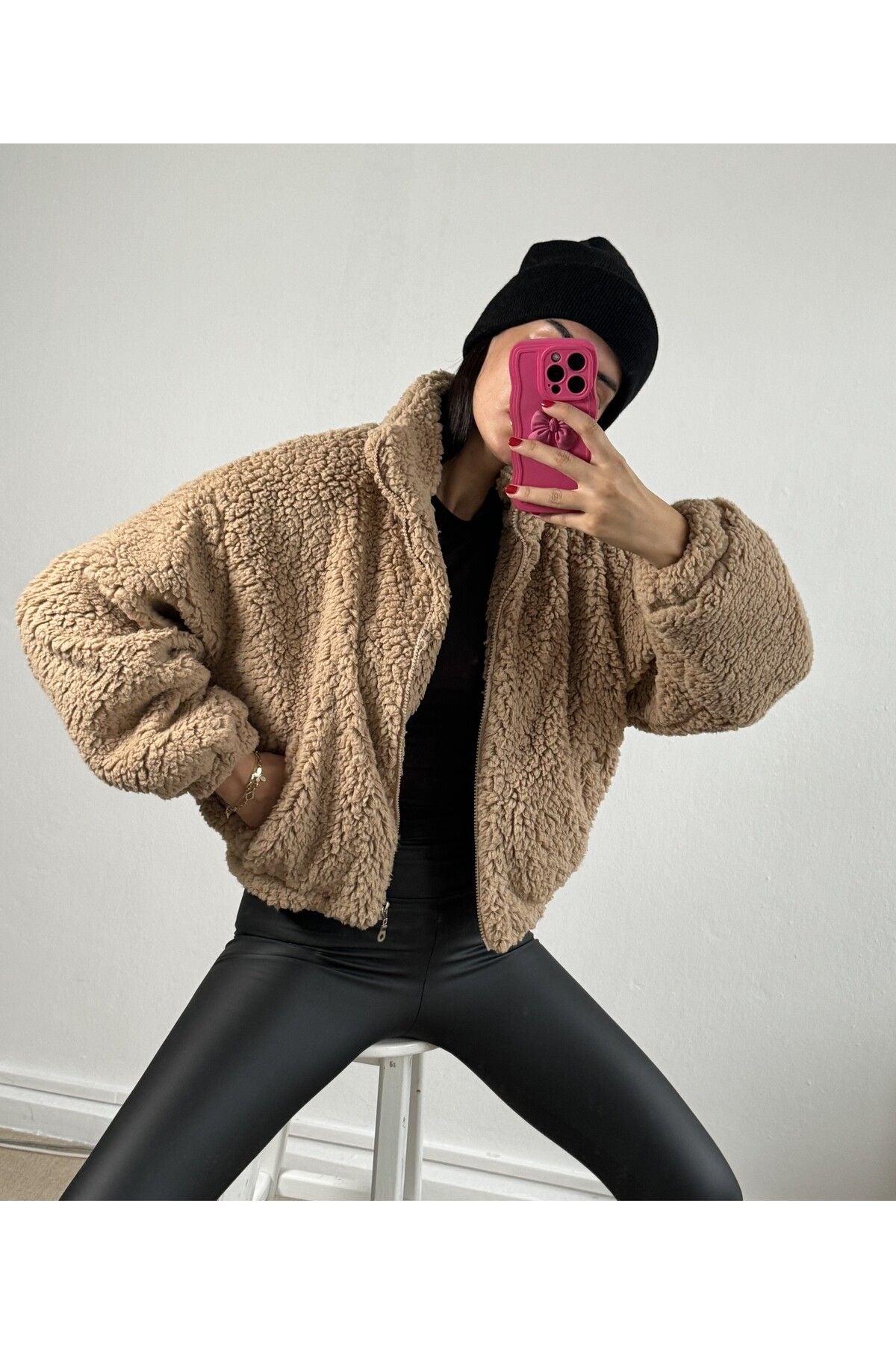 Oversized Plush Coat plush coat LunarityGarage Mink S