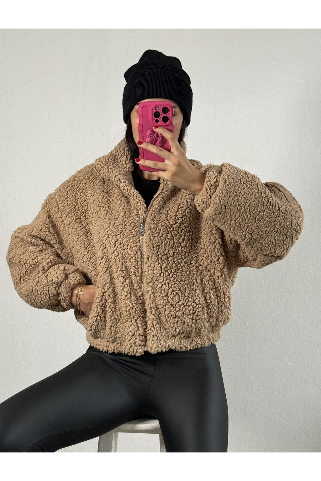 Oversized Plush Coat plush coat LunarityGarage