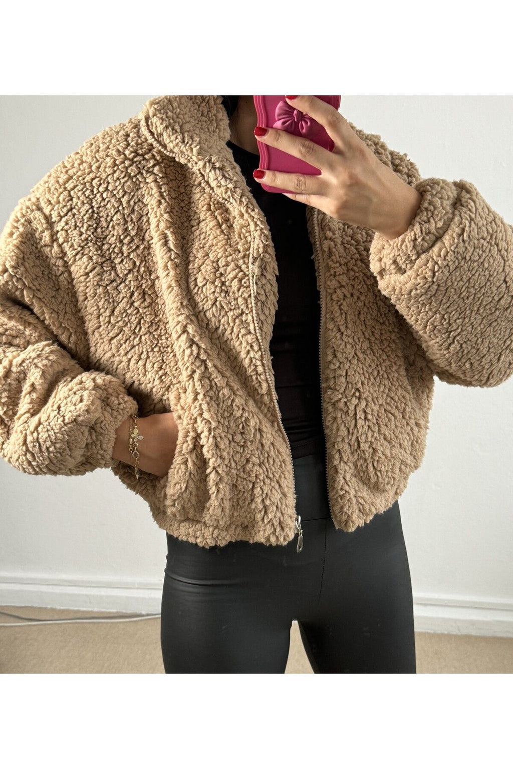 Oversized Plush Coat plush coat LunarityGarage