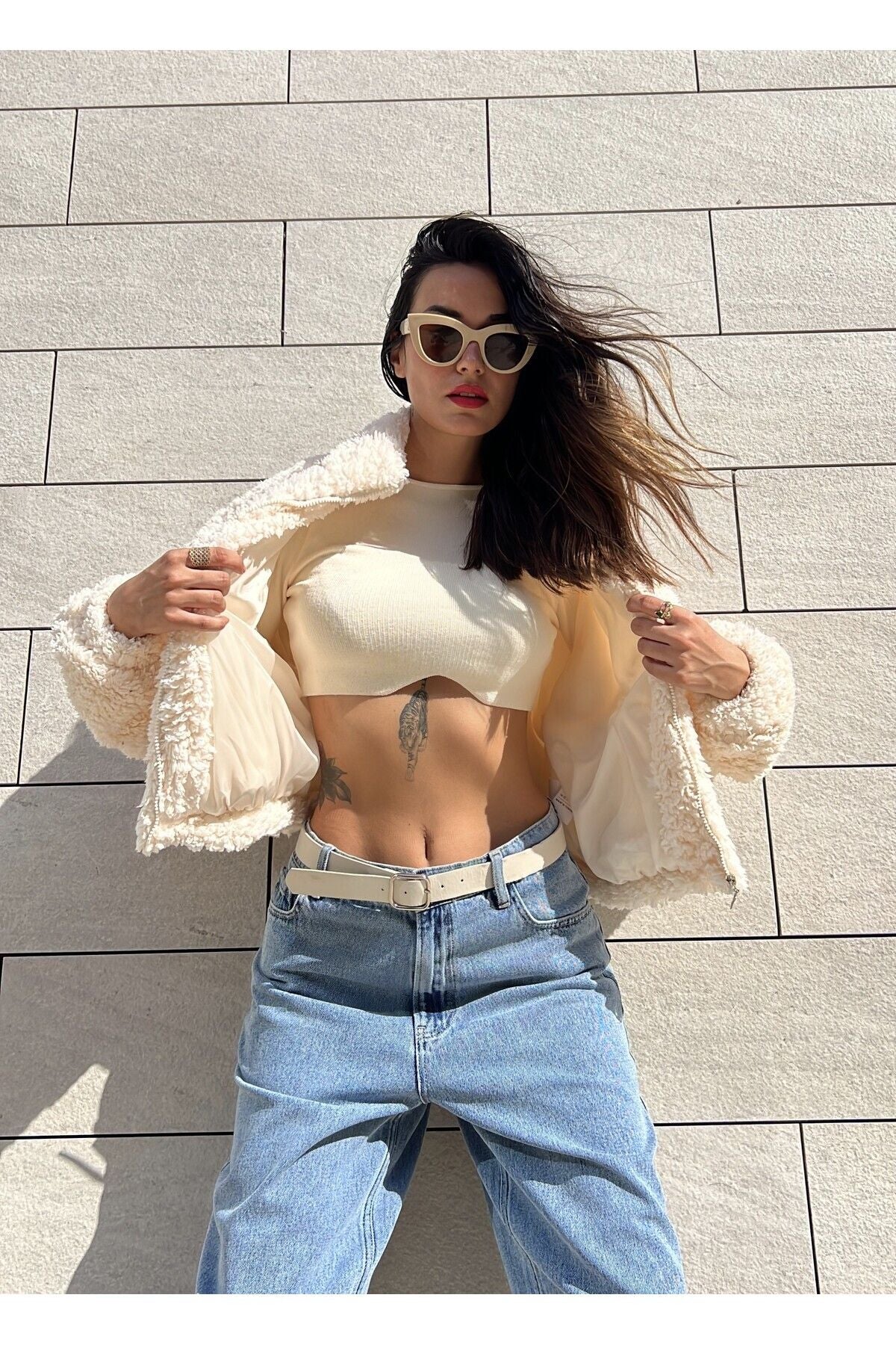 Oversized Plush Coat plush coat LunarityGarage
