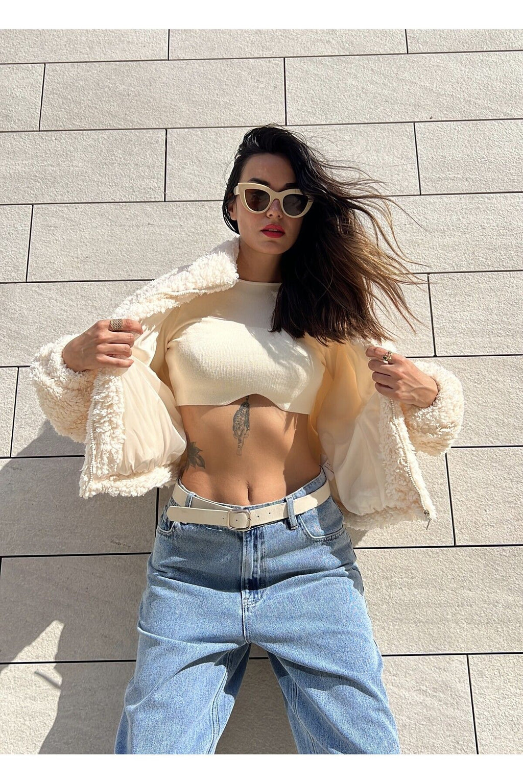 Oversized Plush Coat plush coat LunarityGarage