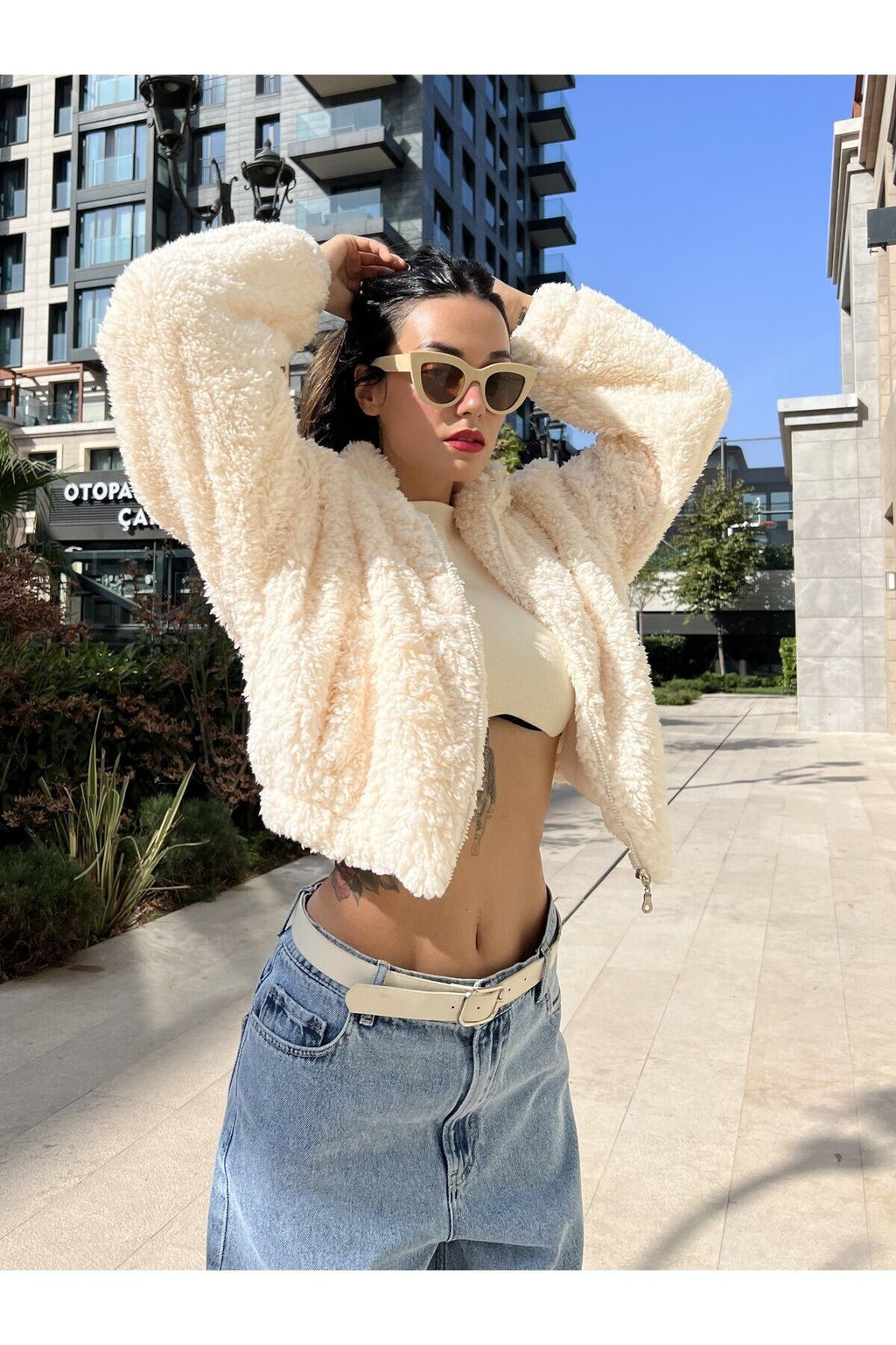 Oversized Plush Coat plush coat LunarityGarage