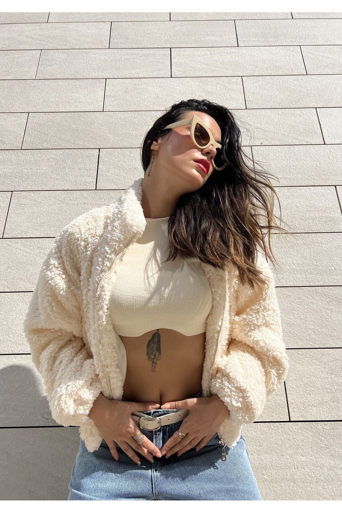 Oversized Plush Coat plush coat LunarityGarage