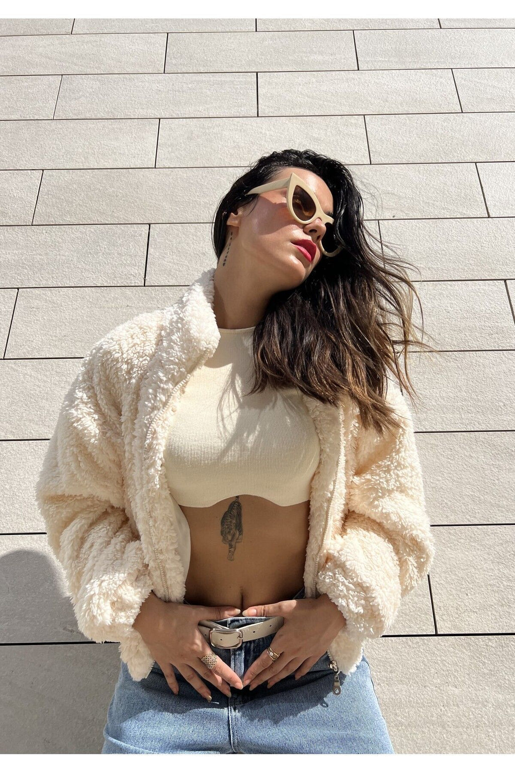 Oversized Plush Coat plush coat LunarityGarage