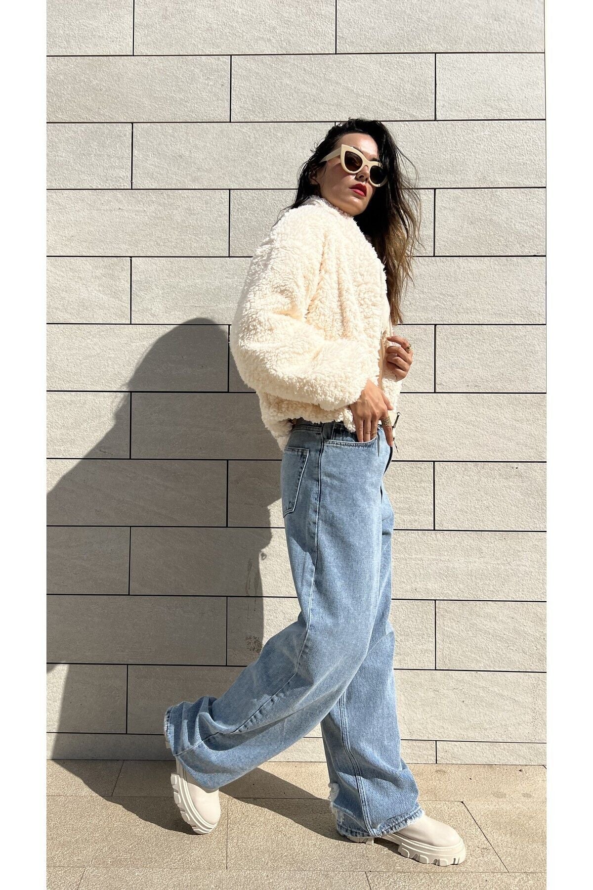 Oversized Plush Coat plush coat LunarityGarage