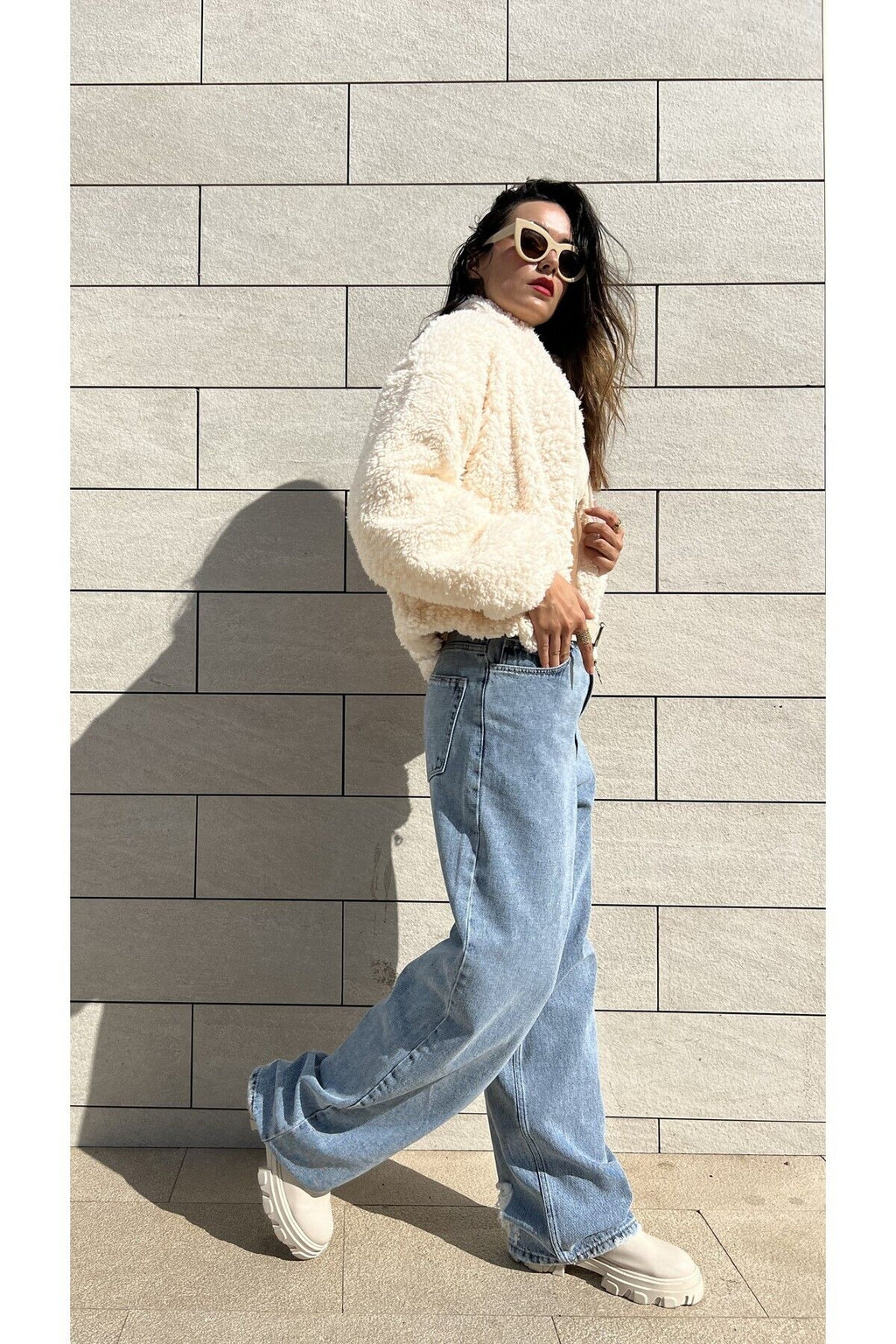 Oversized Plush Coat plush coat LunarityGarage