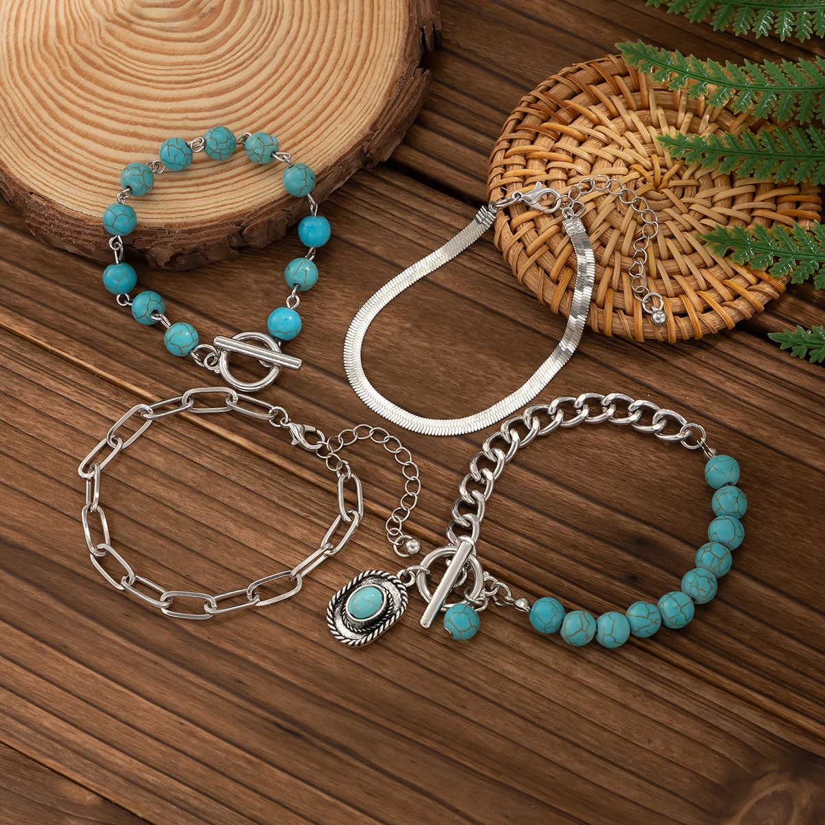 Retro OT Buckle Silver Chain Bracelet bracelets LUNARITY GARAGE