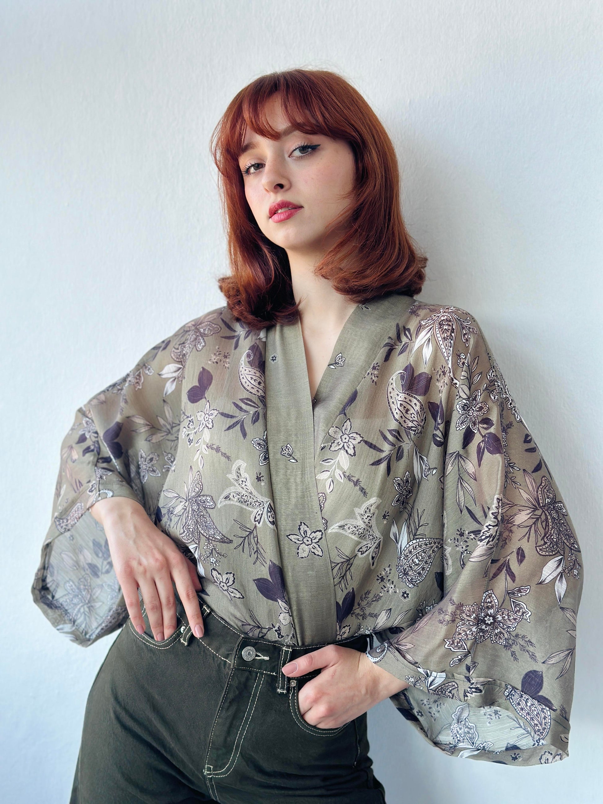 Wrap Pattern Mini Kimono kimono LUNARITY GARAGE STD