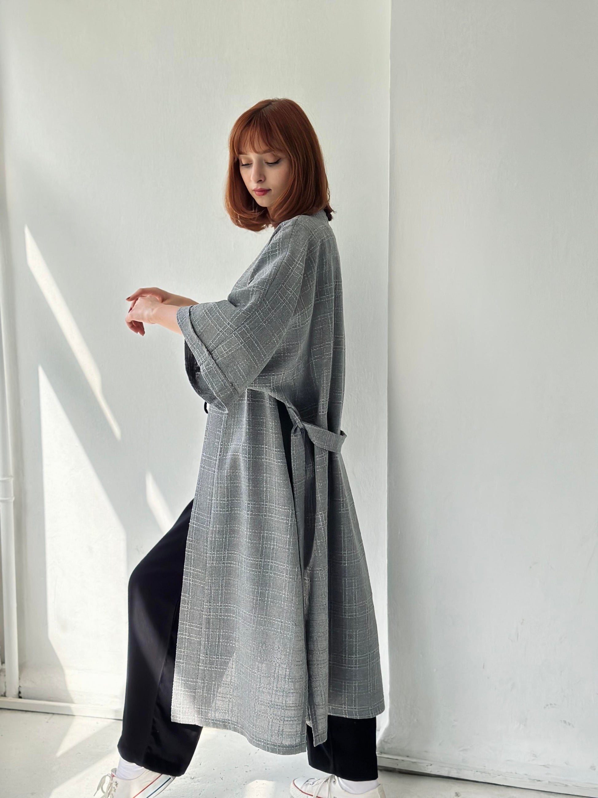 Chenille Fabric Cardigan Winter Kimono kimono LUNARITY GARAGE