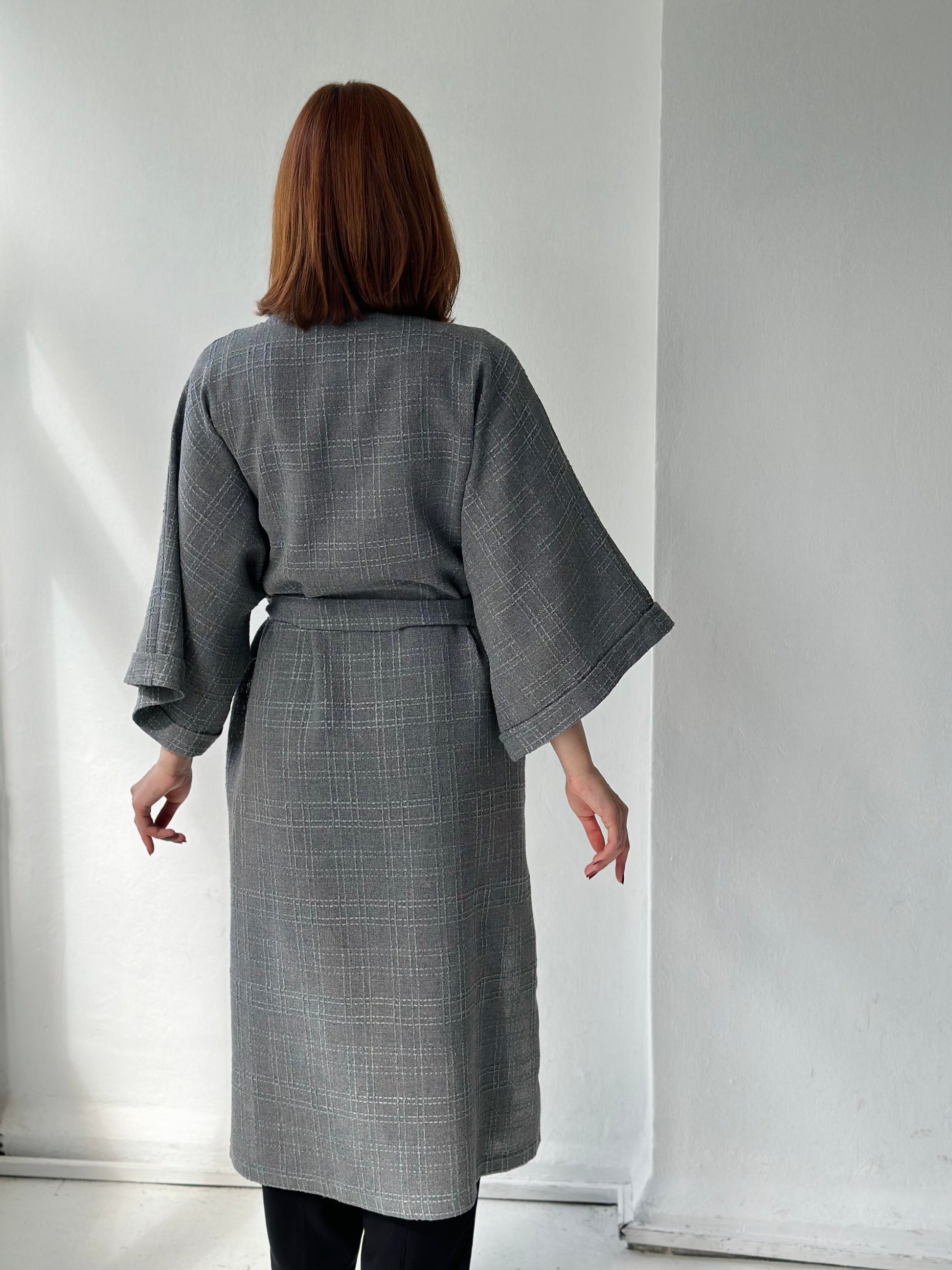 Chenille Fabric Cardigan Winter Kimono kimono LUNARITY GARAGE