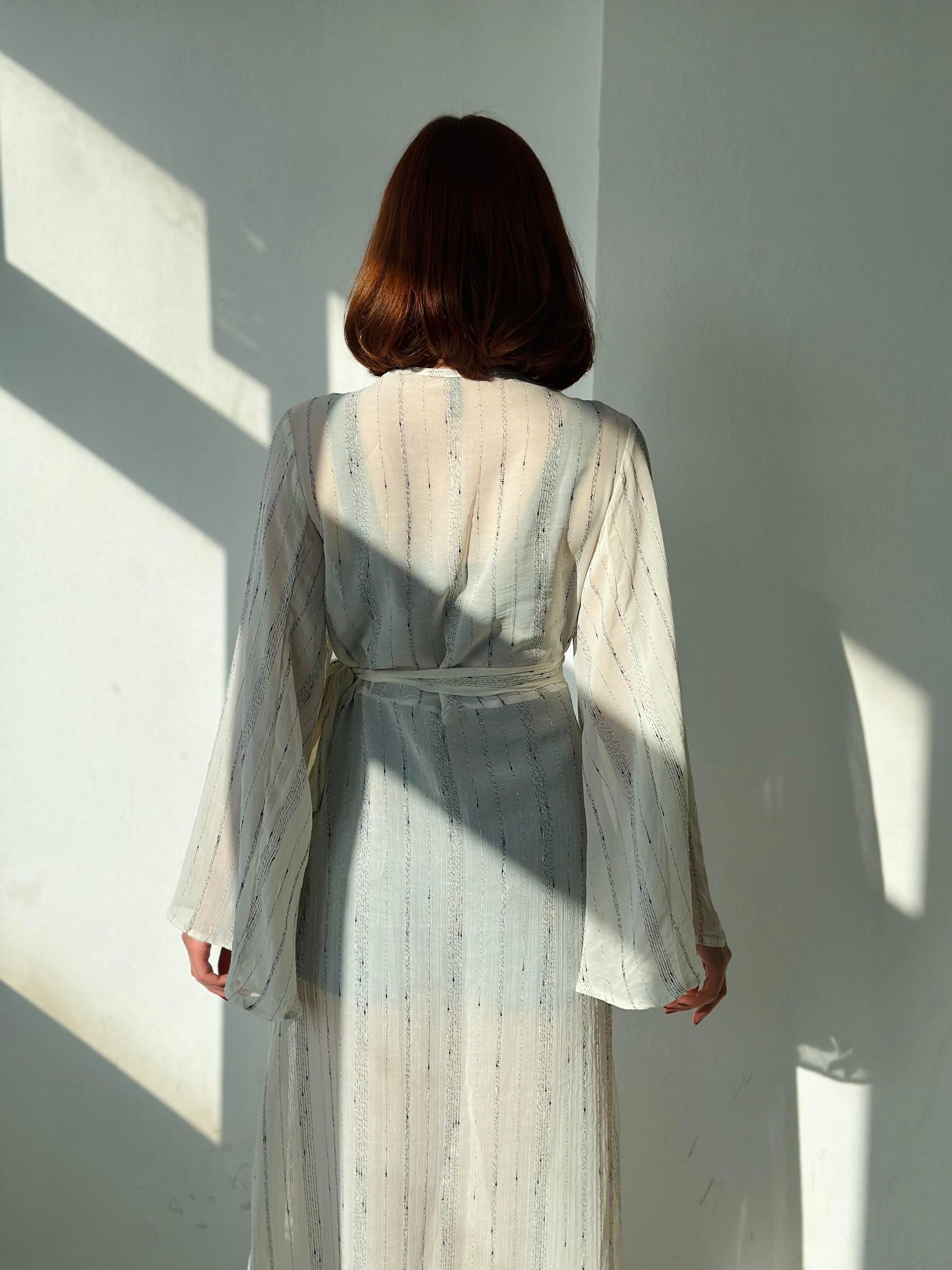 The Kai Kimono Dress White kimonos LUNARITY GARAGE
