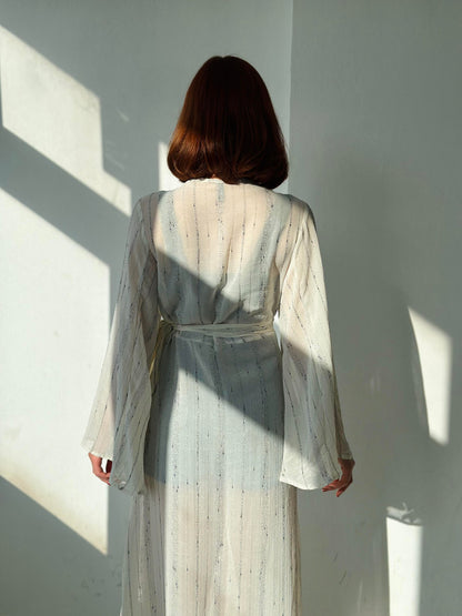 The Kai Kimono Dress White kimonos LUNARITY GARAGE   