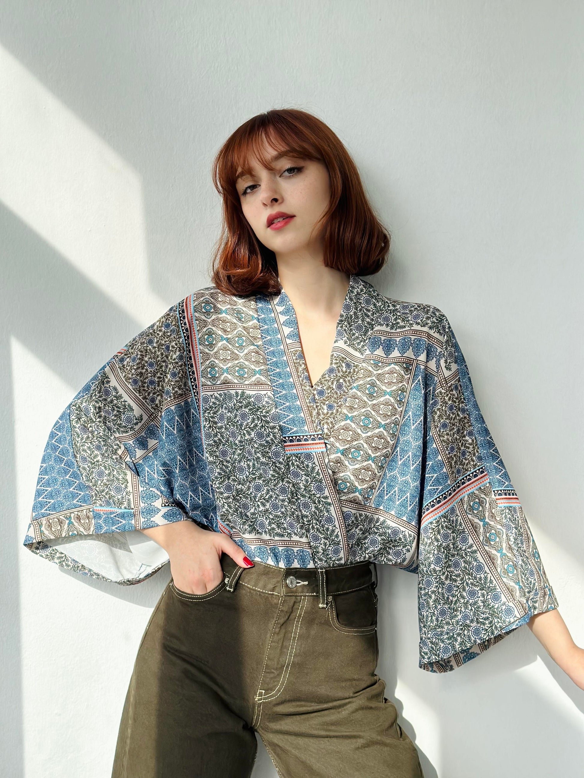 Enigma in Indigo Mini Kimono kimonos LUNARITY GARAGE