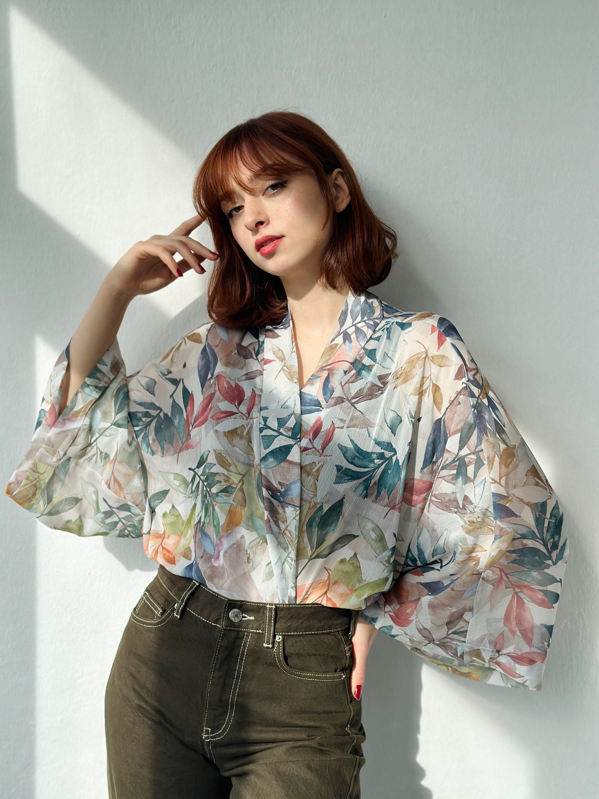 Forest Flowers Mini Kimono kimono LUNARITY GARAGE   