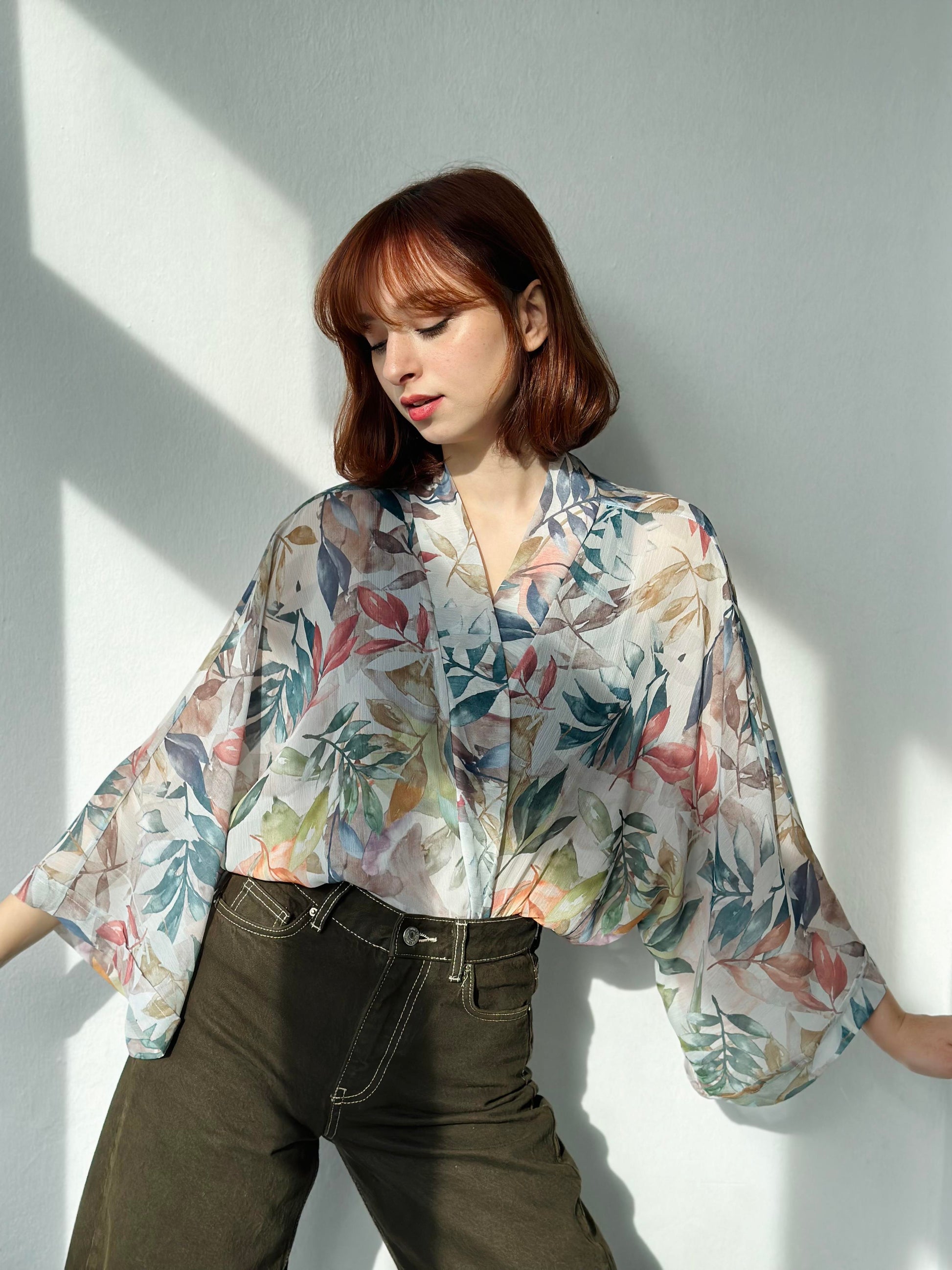 Forest Flowers Mini Kimono kimono LUNARITY GARAGE   