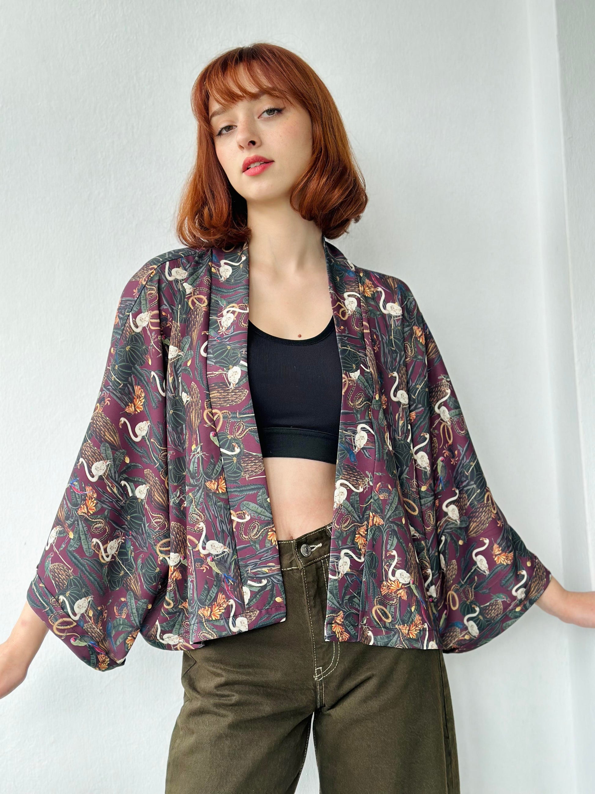 Dance of Purple Bat Model Mini Kimono kimonos LUNARITY GARAGE