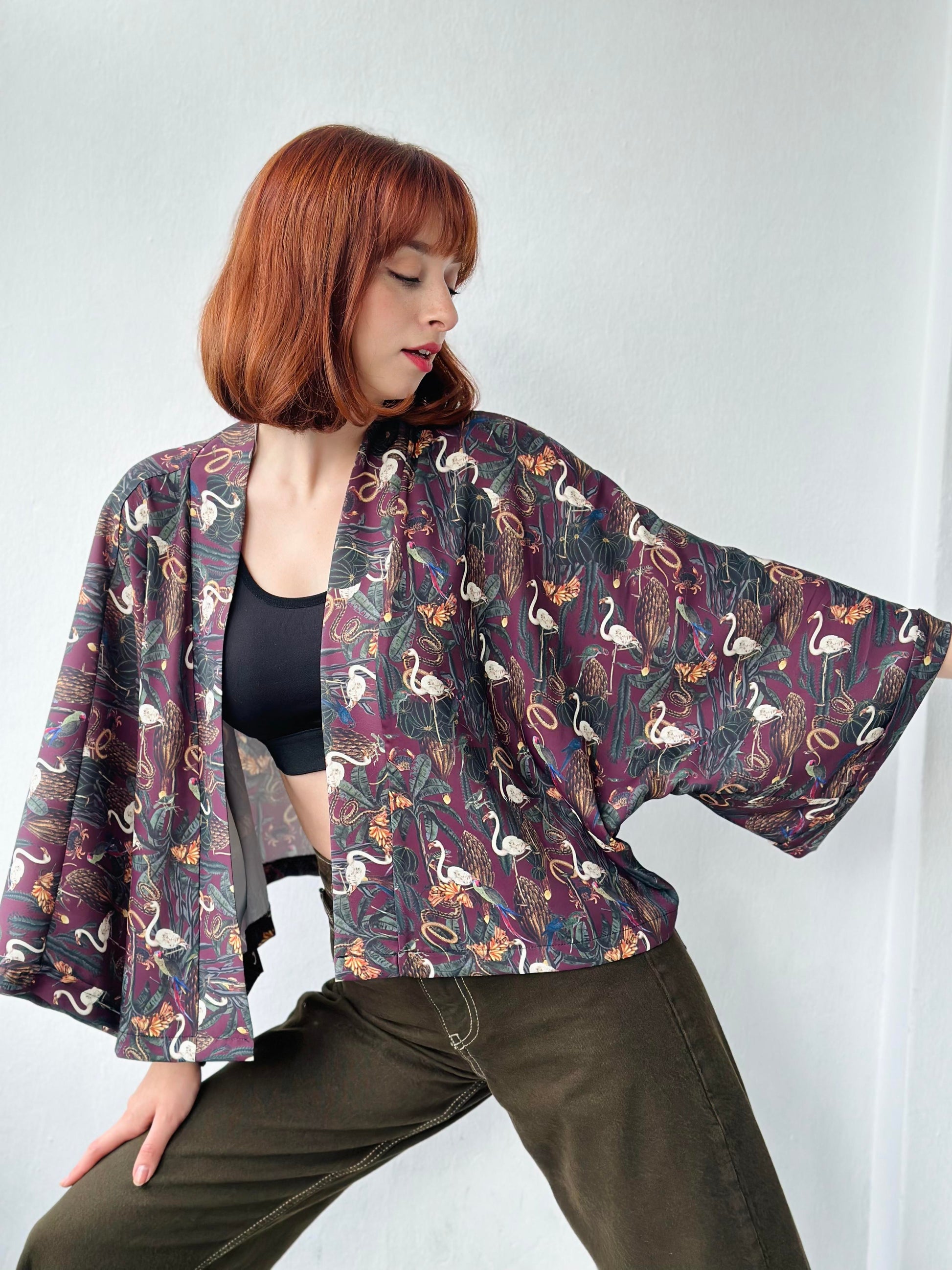 Dance of Purple Bat Model Mini Kimono kimonos LUNARITY GARAGE STD