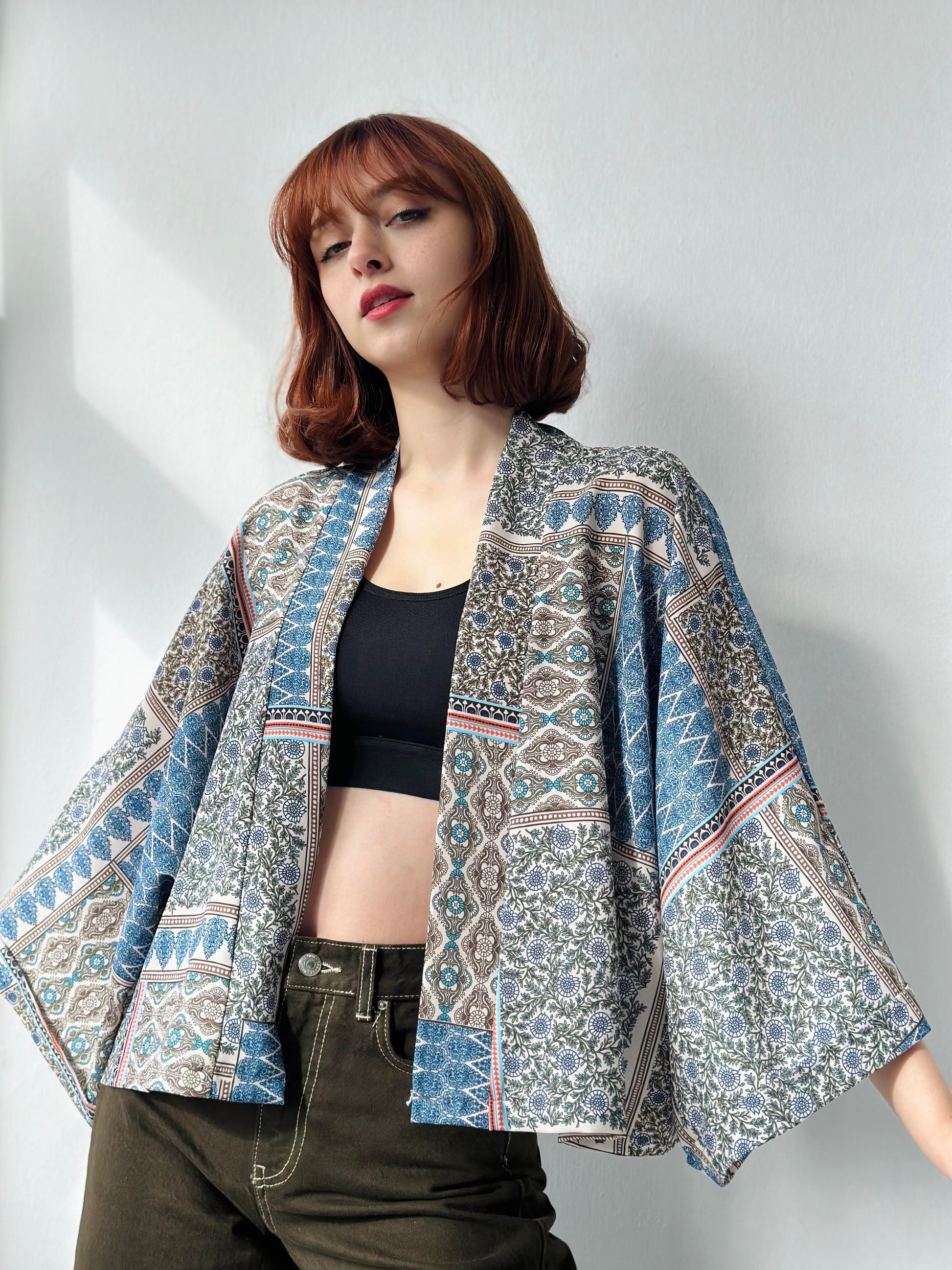 Enigma in Indigo Mini Kimono kimonos LUNARITY GARAGE STD