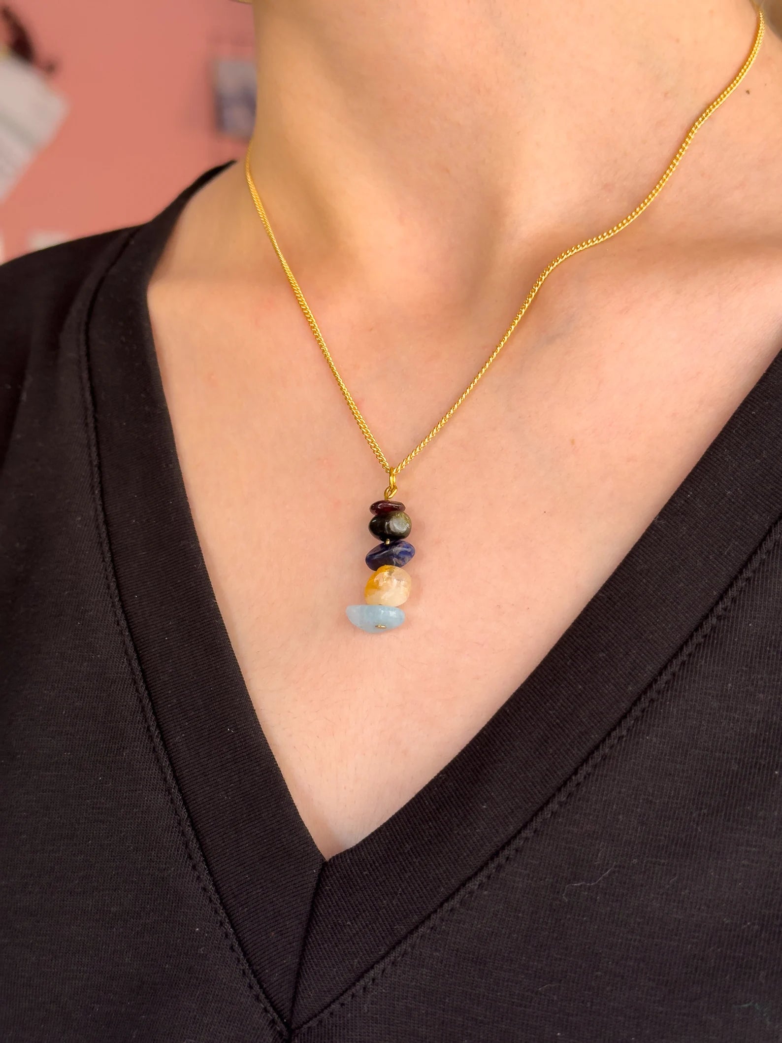 Scorpio Zodiac Minimalist Necklace necklaces LUNARITY GARAGE 16 Inches